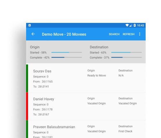 Suddath digital product screenshot